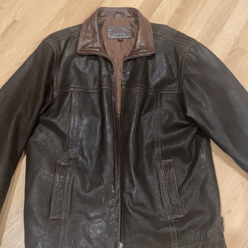 Golden Bear leather jacket men’s size M